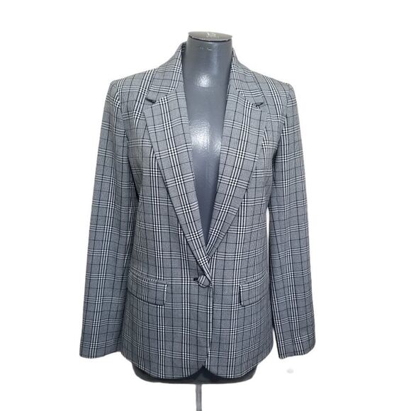 Plaid Blazer NWOT 2 - Picture 1 of 12